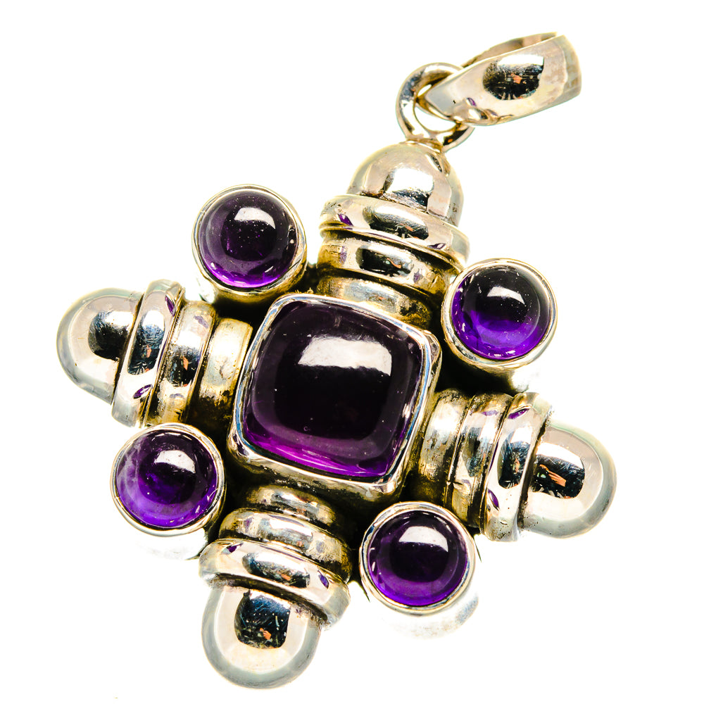 Amethyst Pendants handcrafted by Anasilvercos - PD14942