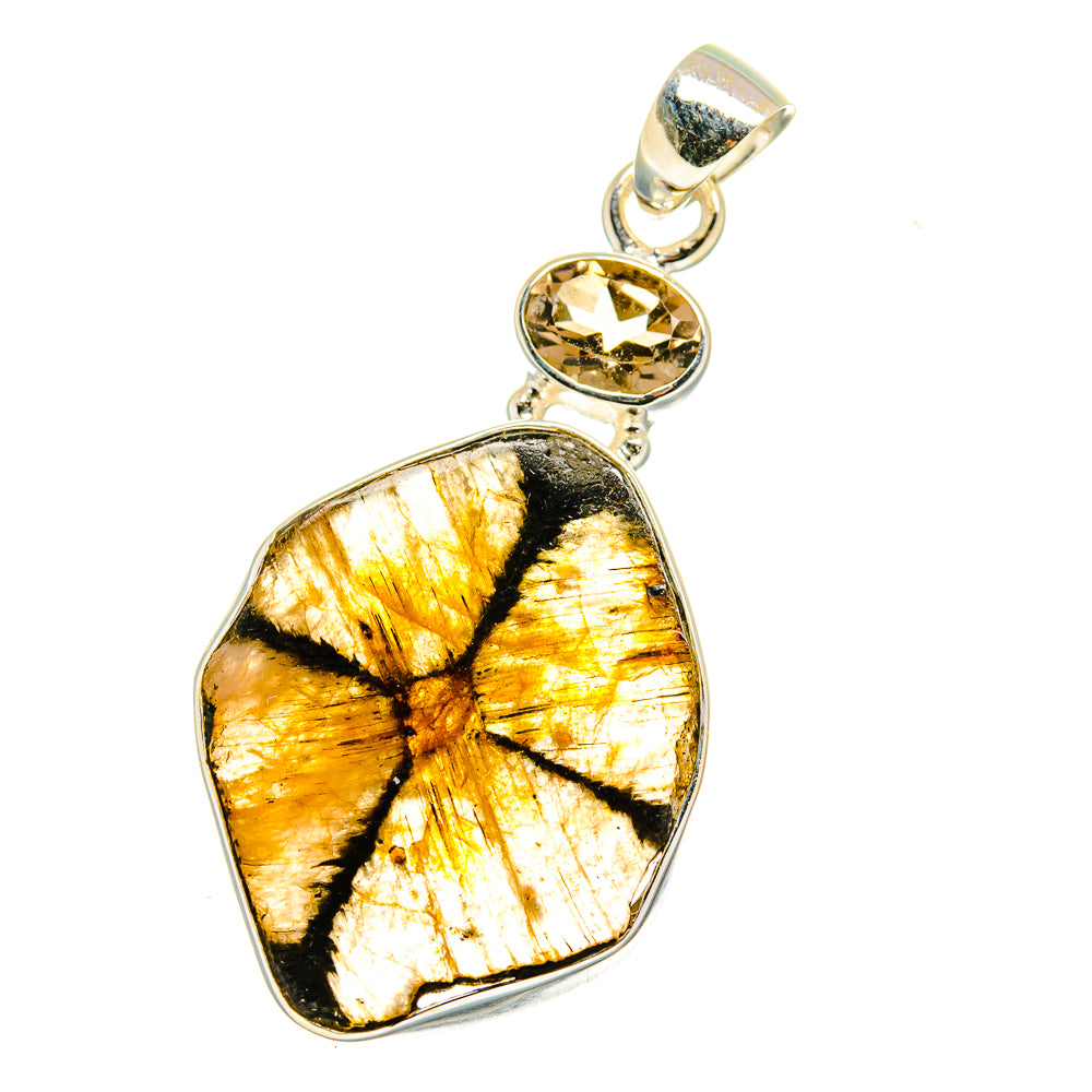 Chiastolite Pendants handcrafted by Anasilvercos - PD14957
