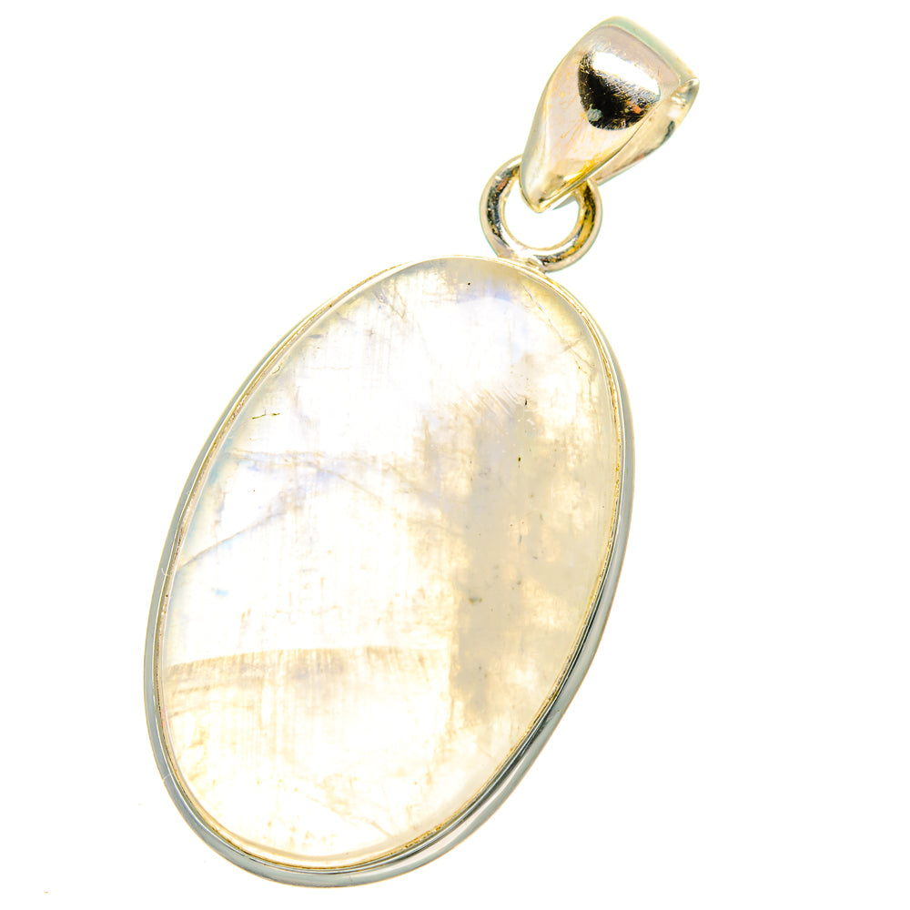 Rainbow Moonstone Pendants handcrafted by Anasilvercos - PD14977