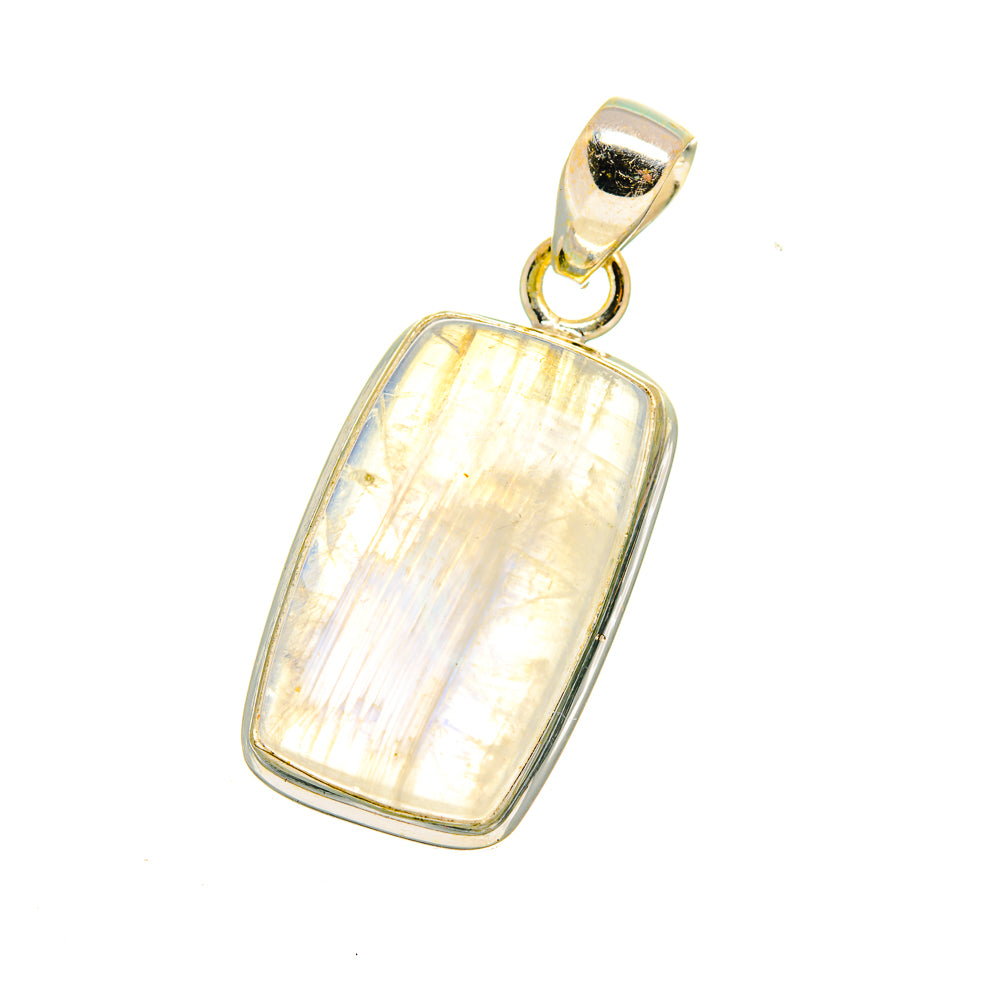 Rainbow Moonstone Pendants handcrafted by Anasilvercos - PD14984