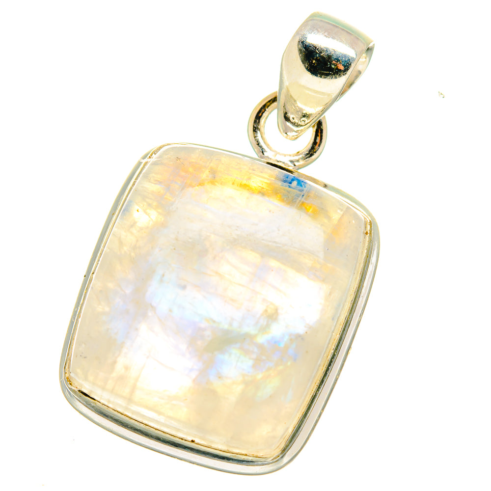 Rainbow Moonstone Pendants handcrafted by Anasilvercos - PD14985