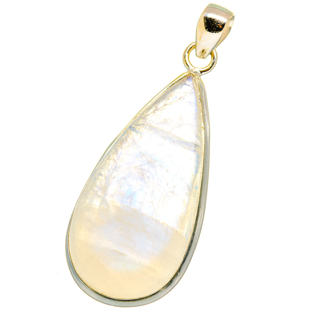 Rainbow Moonstone Pendants handcrafted by Anasilvercos - PD14995