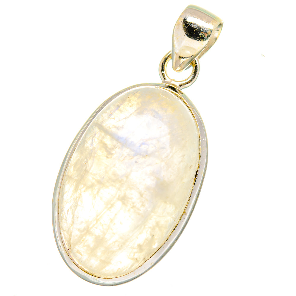 Rainbow Moonstone Pendants handcrafted by Anasilvercos - PD15000