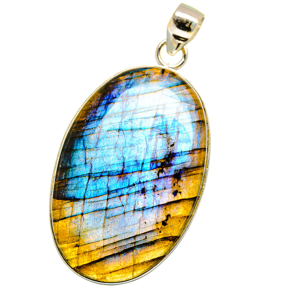 Labradorite Pendants handcrafted by Anasilvercos - PD15048