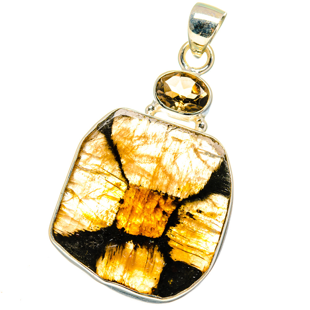 Chiastolite Pendants handcrafted by Anasilvercos - PD15052