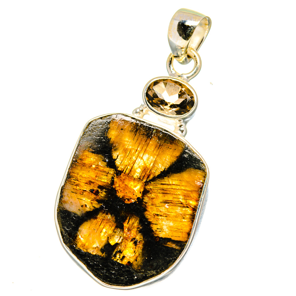 Chiastolite Pendants handcrafted by Anasilvercos - PD15054