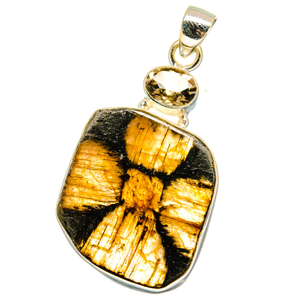 Chiastolite Pendants handcrafted by Anasilvercos - PD15055