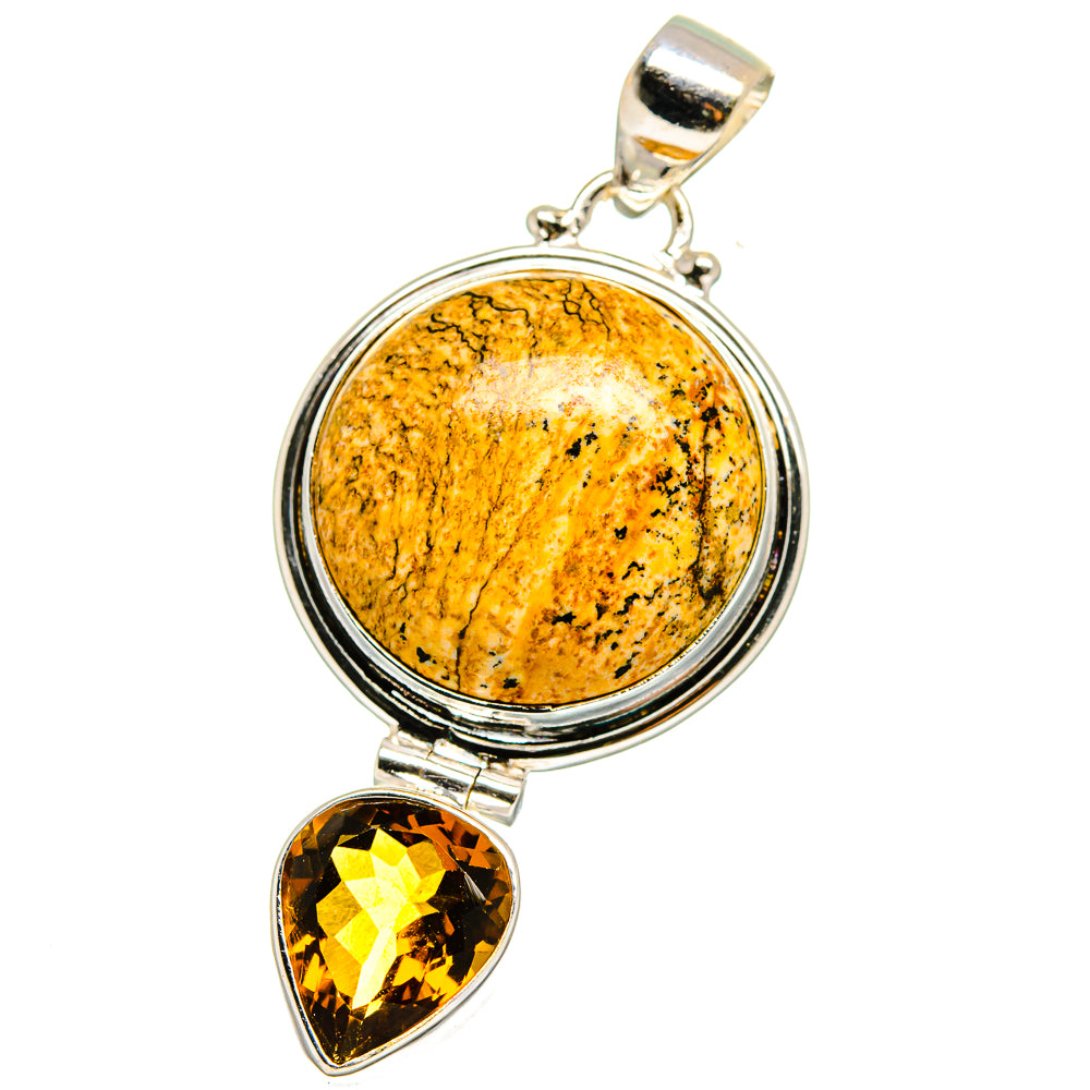 Picture Jasper Pendants handcrafted by Anasilvercos - PD15062