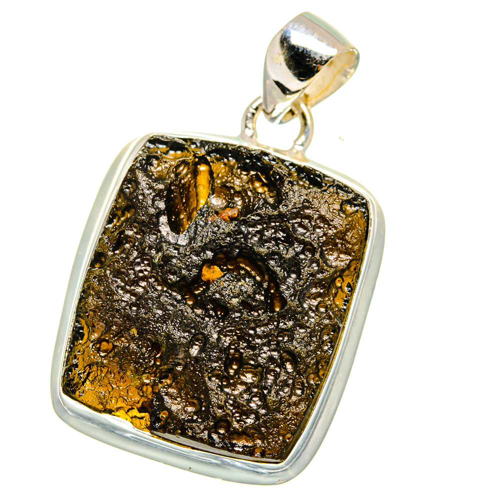 Tektite Pendants handcrafted by Anasilvercos - PD15065