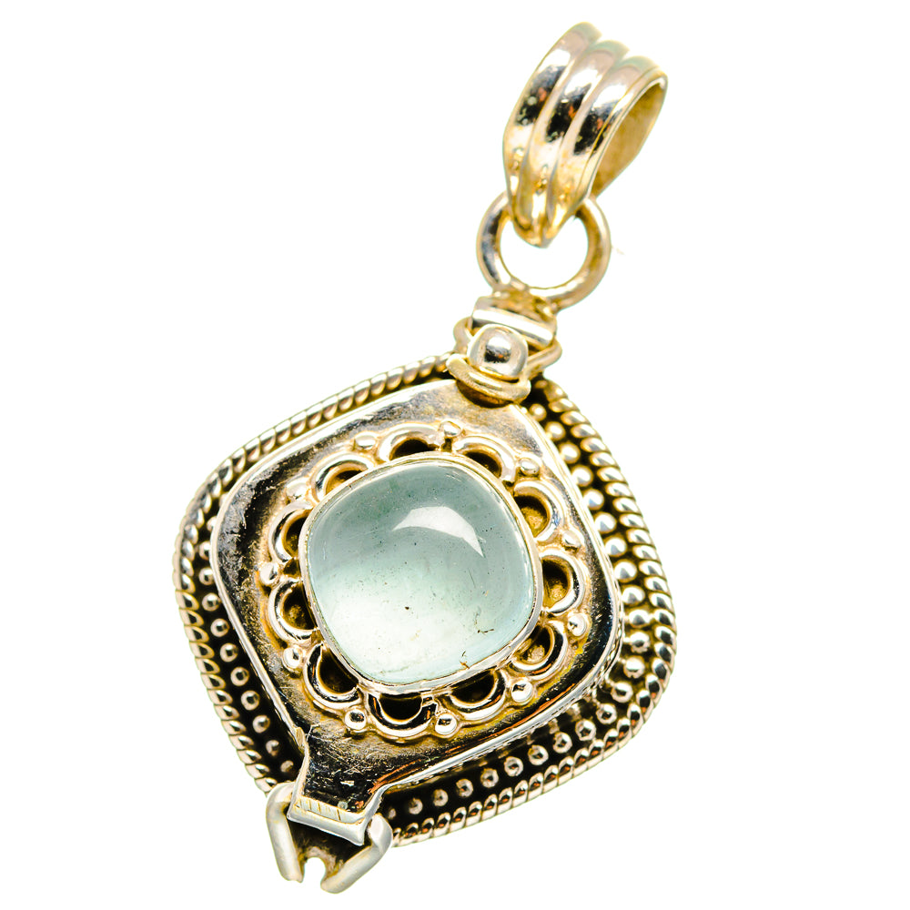 Aquamarine Pendants handcrafted by Anasilvercos - PD15069