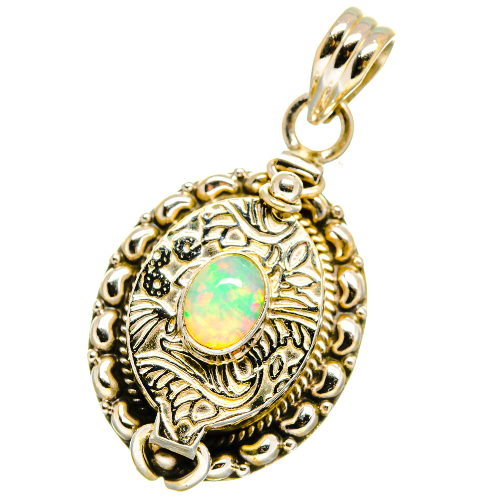 Ethiopian Opal Pendants handcrafted by Anasilvercos - PD15082