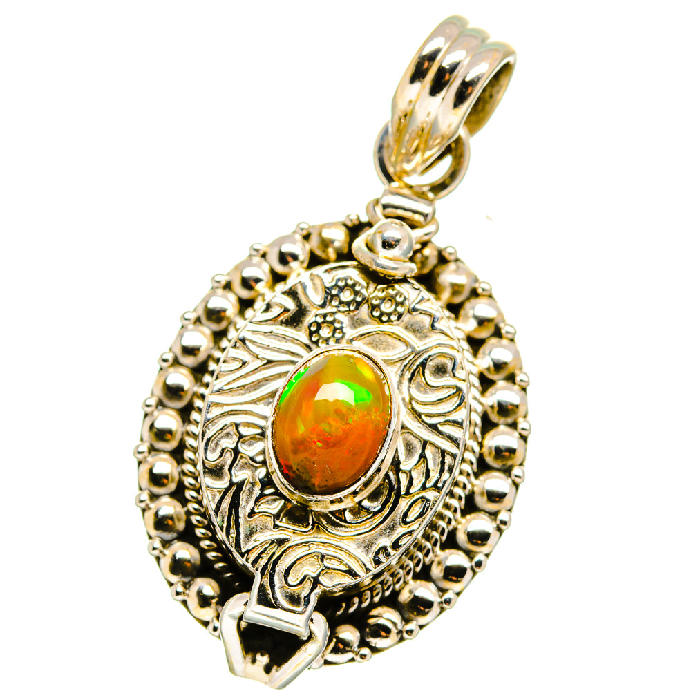 Ethiopian Opal Pendants handcrafted by Anasilvercos - PD15083