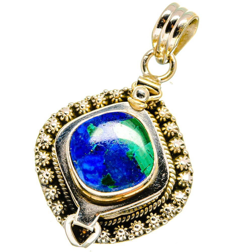 Azurite Pendants handcrafted by Anasilvercos - PD15094