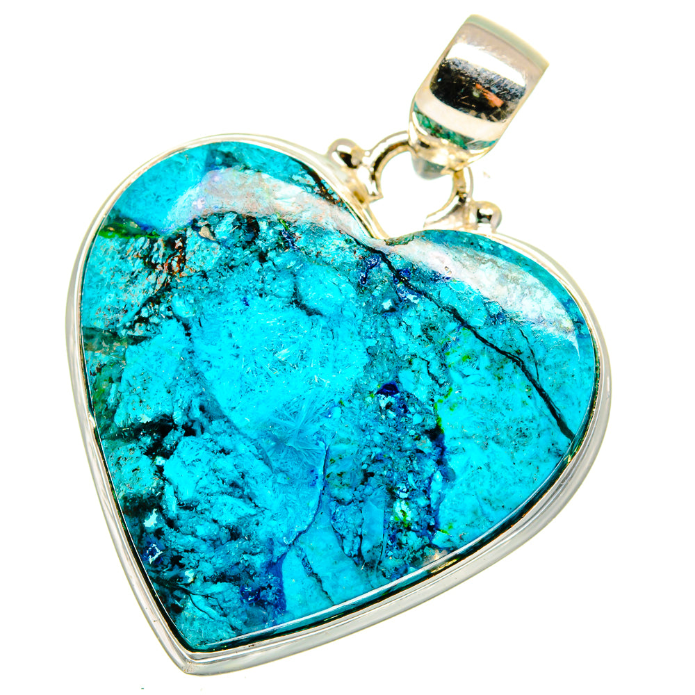 Chrysocolla Pendants handcrafted by Anasilvercos - PD15095