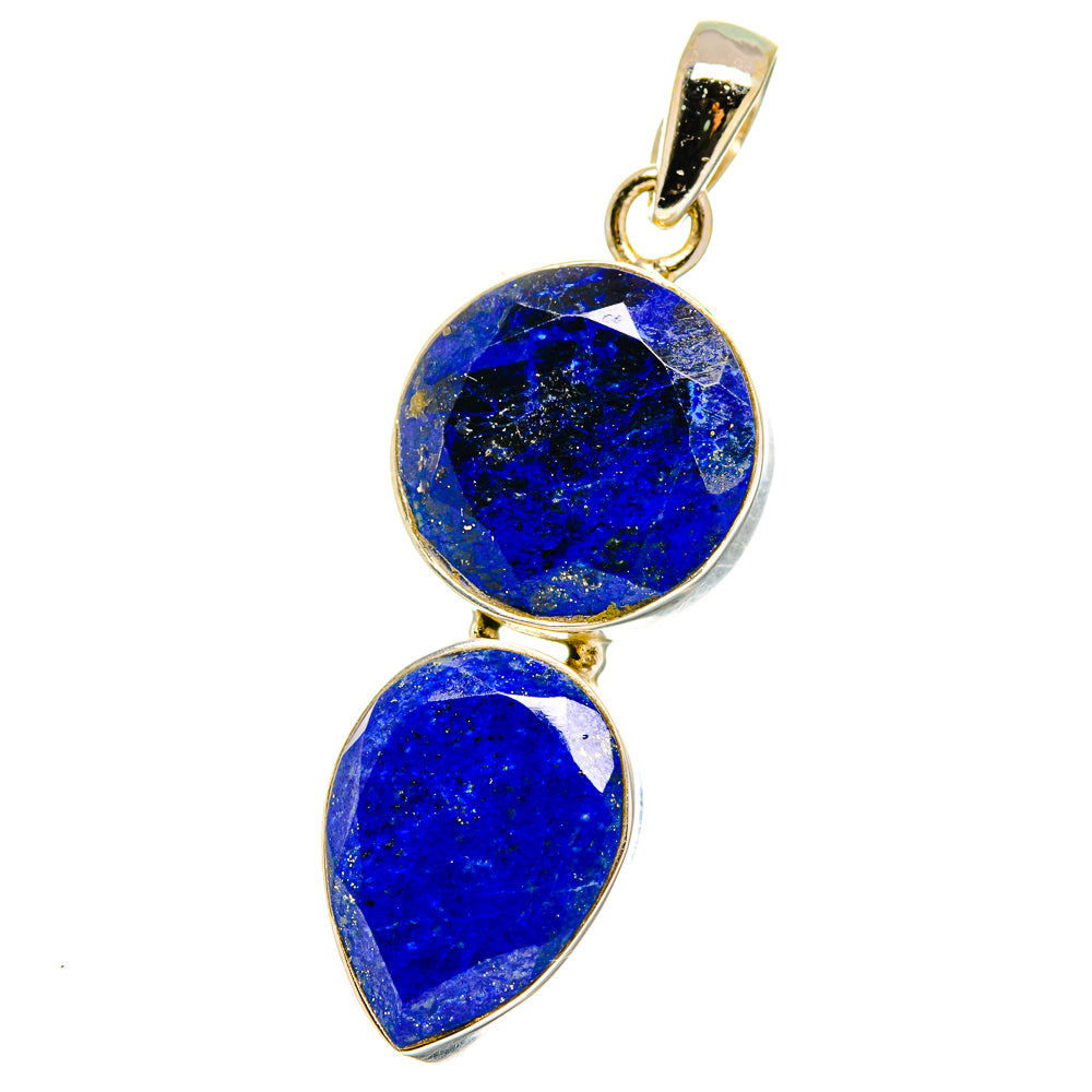 Lapis Lazuli Pendants handcrafted by Anasilvercos - PD15107