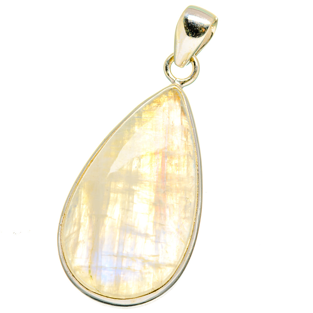 Rainbow Moonstone Pendants handcrafted by Anasilvercos - PD15121 - Photo 2
