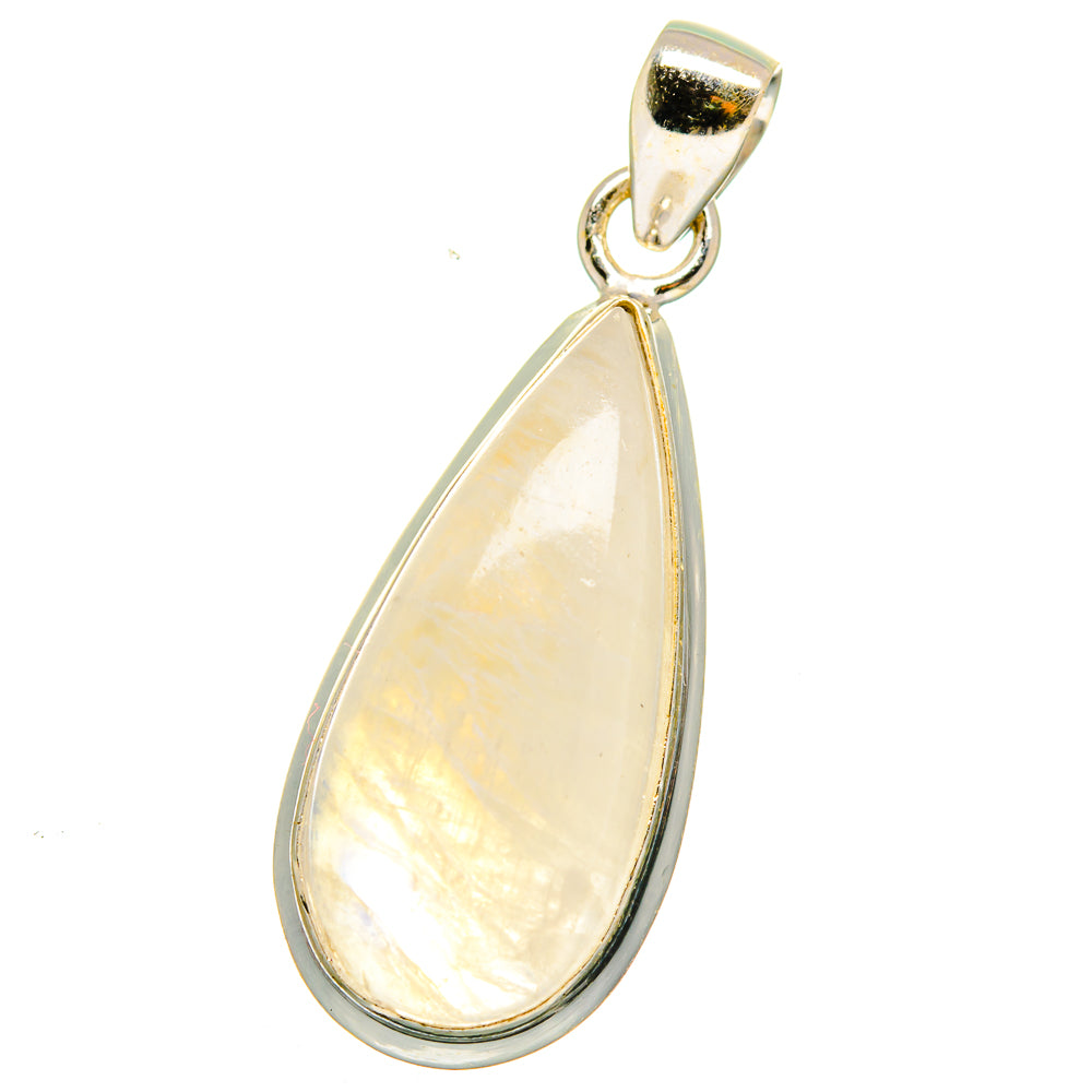 Rainbow Moonstone Pendants handcrafted by Anasilvercos - PD15124 - Photo 2
