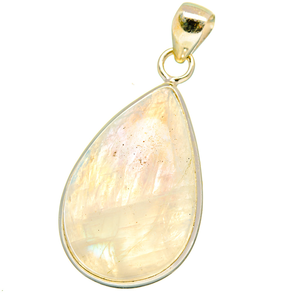 Rainbow Moonstone Pendants handcrafted by Anasilvercos - PD15126 - Photo 2