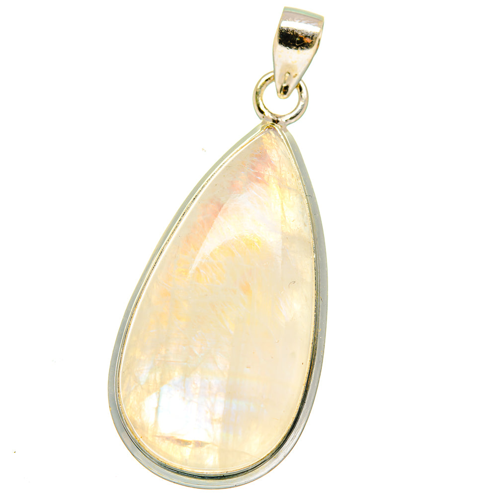 Rainbow Moonstone Pendants handcrafted by Anasilvercos - PD15127 - Photo 2