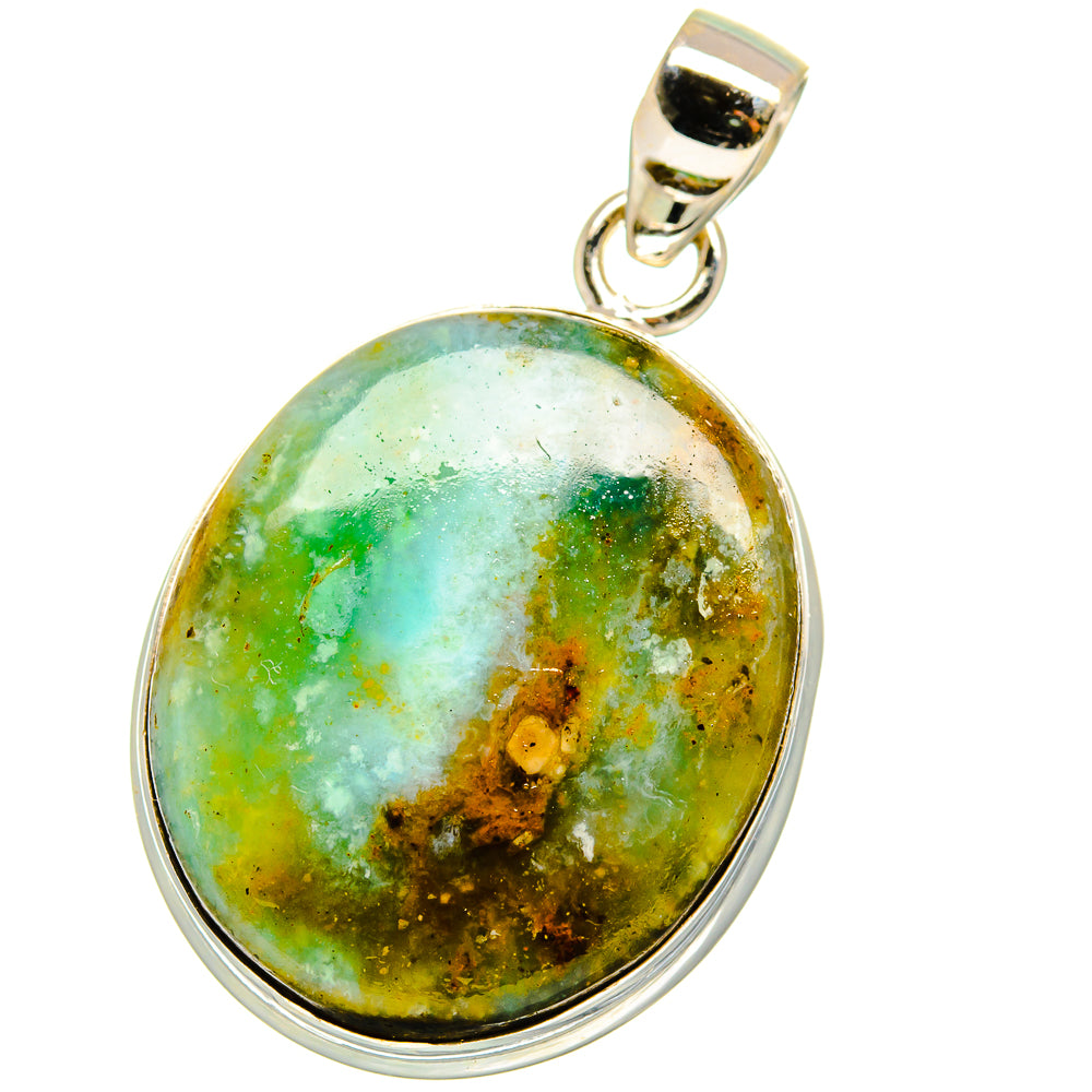Peruvian Opal Pendants handcrafted by Anasilvercos - PD15137