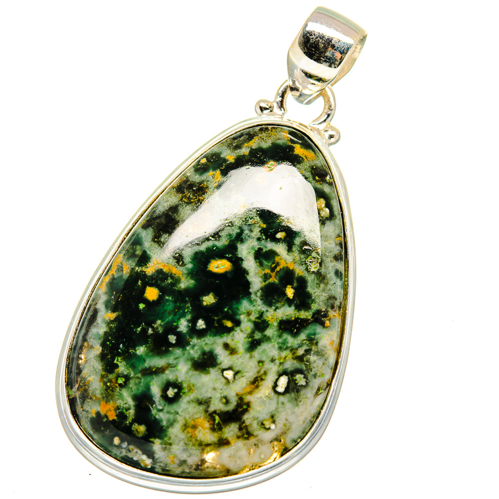 Ocean Jasper Pendants handcrafted by Anasilvercos - PD15147