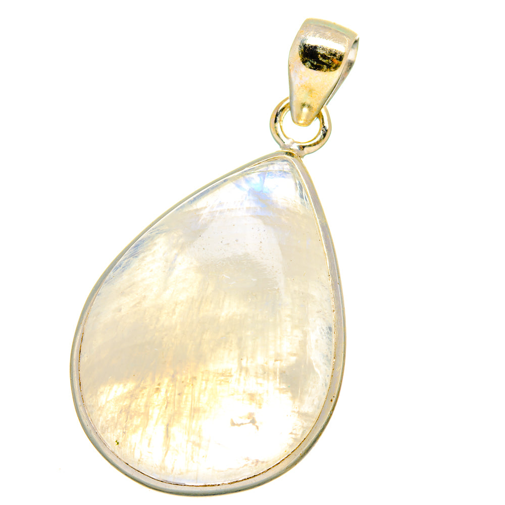 Rainbow Moonstone Pendants handcrafted by Anasilvercos - PD15152