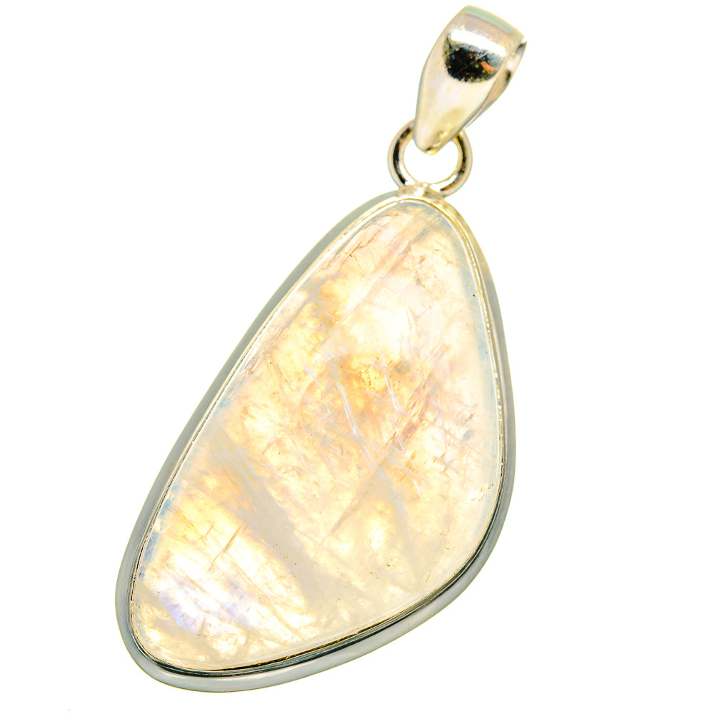 Rainbow Moonstone Pendants handcrafted by Anasilvercos - PD15159 - Photo 2