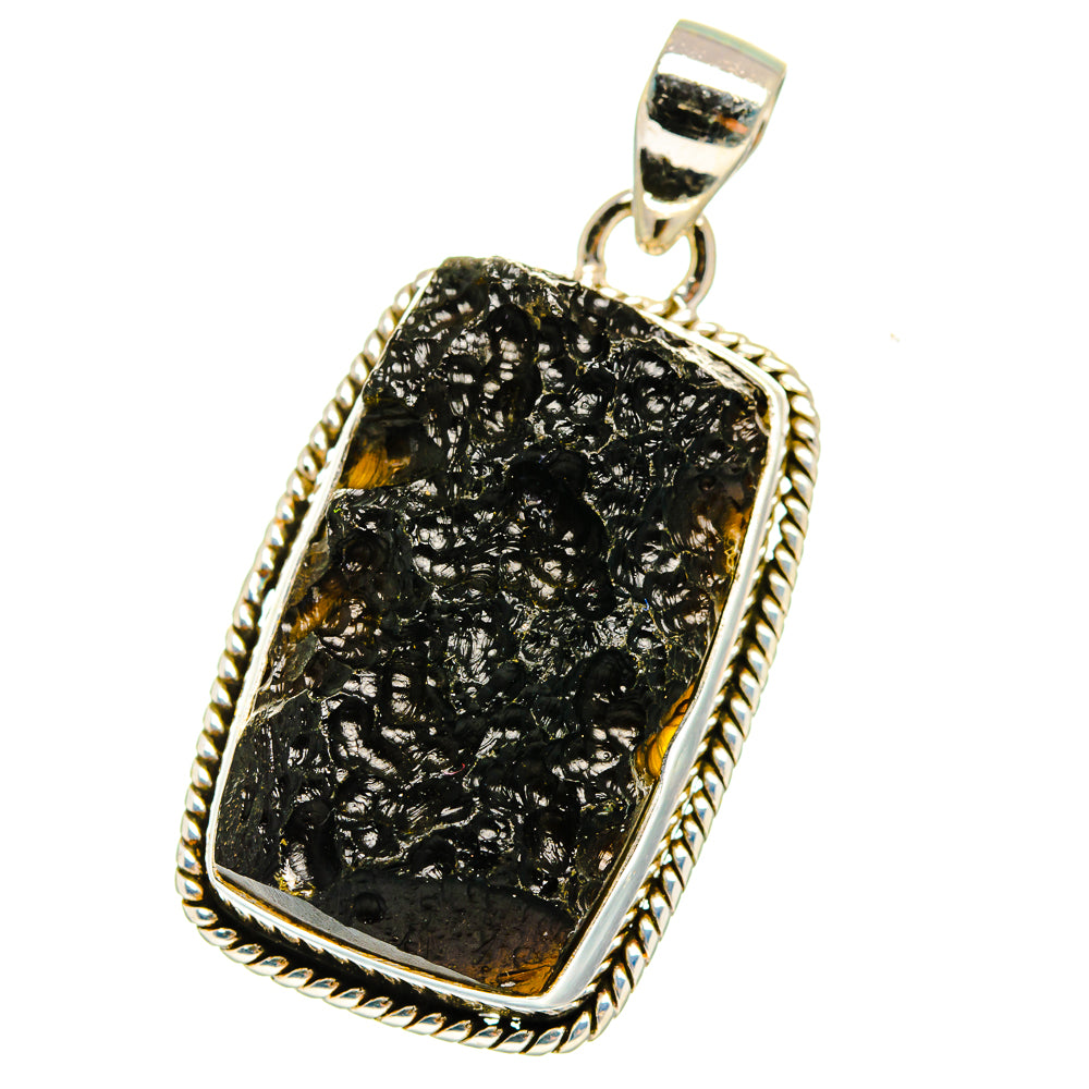 Tektite Pendants handcrafted by Anasilvercos - PD15196 - Photo 2