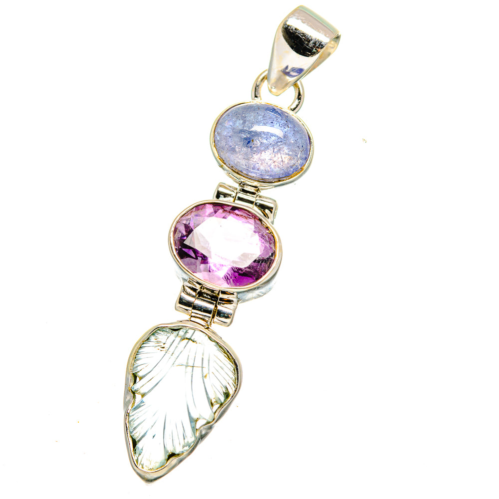 Aquamarine Pendants handcrafted by Anasilvercos - PD15212