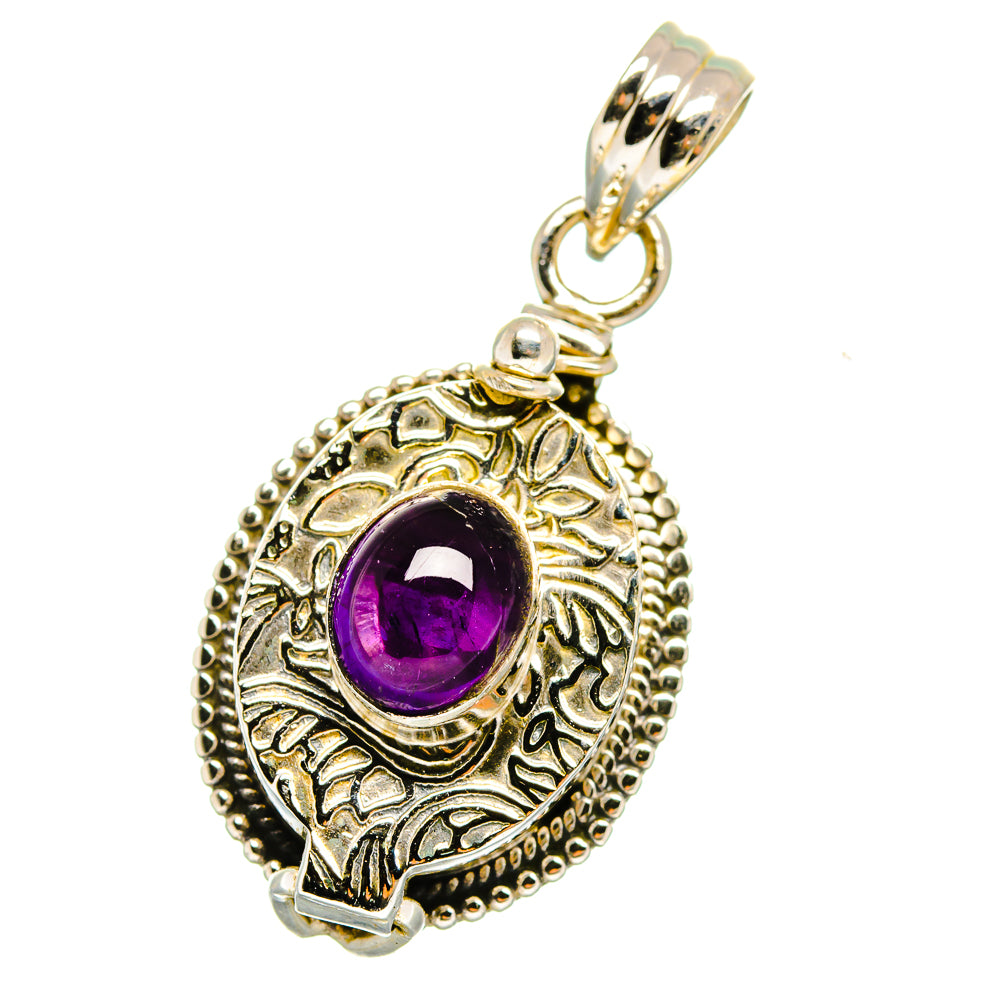 Amethyst Pendants handcrafted by Anasilvercos - PD15217