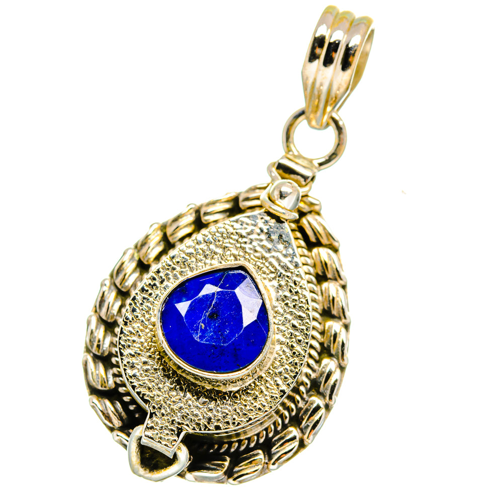 Lapis Lazuli Pendants handcrafted by Anasilvercos - PD15219