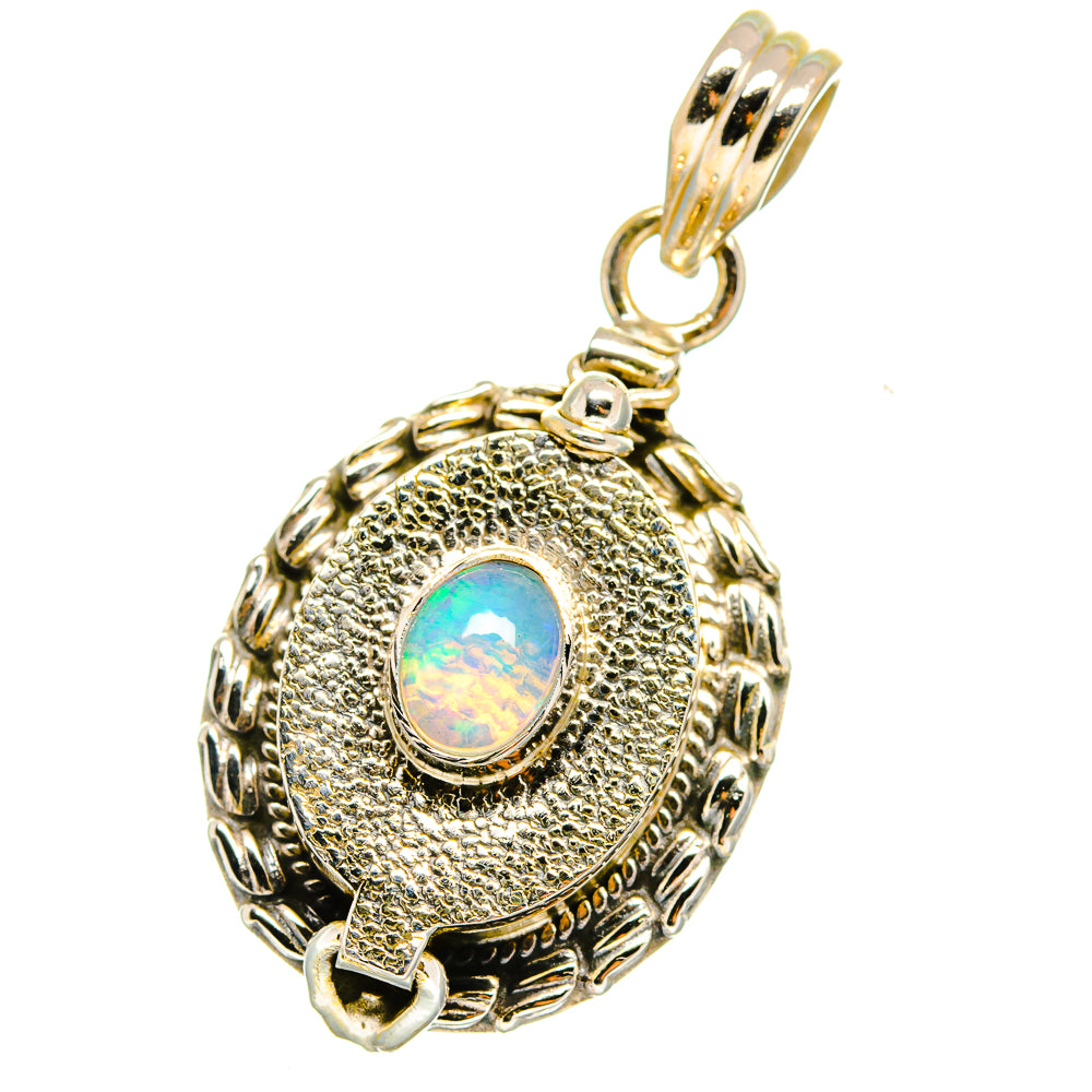 Ethiopian Opal Pendants handcrafted by Anasilvercos - PD15220