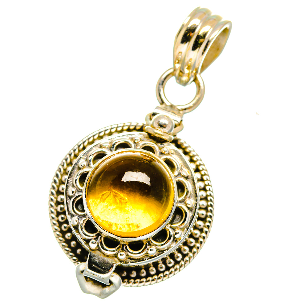 Citrine Pendants handcrafted by Anasilvercos - PD15221