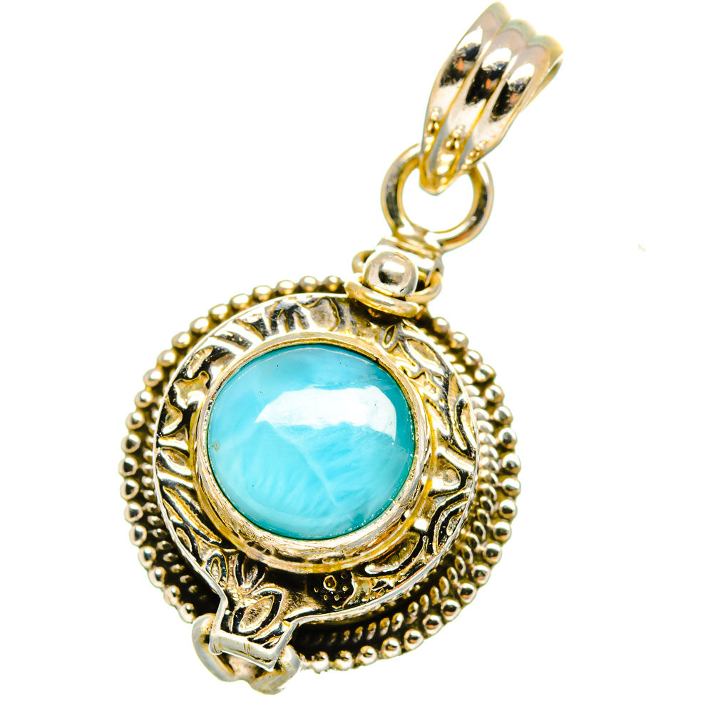 Larimar Pendants handcrafted by Anasilvercos - PD15226