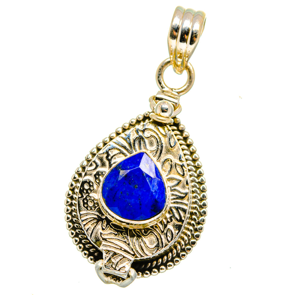 Lapis Lazuli Pendants handcrafted by Anasilvercos - PD15229