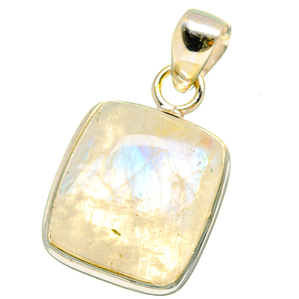 Rainbow Moonstone Pendants handcrafted by Anasilvercos - PD15239