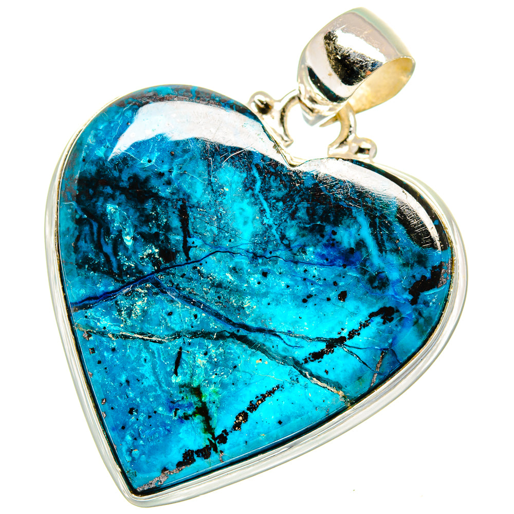 Chrysocolla Pendants handcrafted by Anasilvercos - PD15287