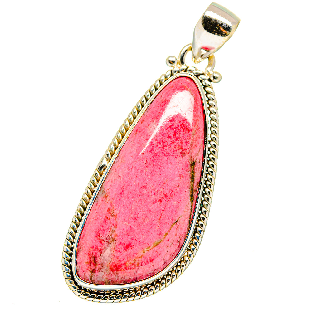 Rhodonite Pendants handcrafted by Anasilvercos - PD15293