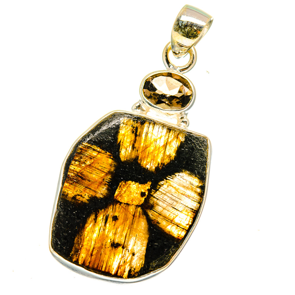 Chiastolite Pendants handcrafted by Anasilvercos - PD15301