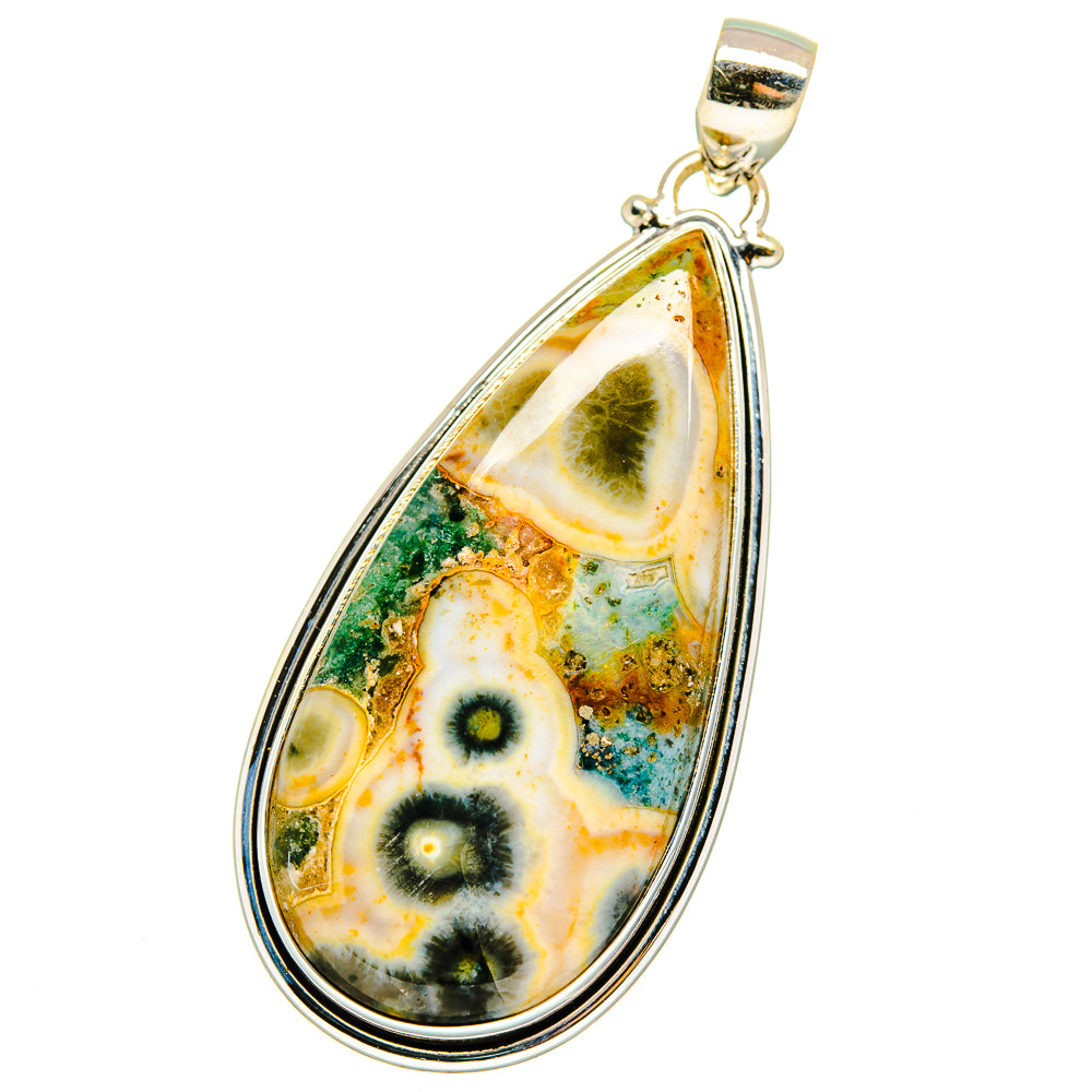Ocean Jasper Pendants handcrafted by Anasilvercos - PD15309