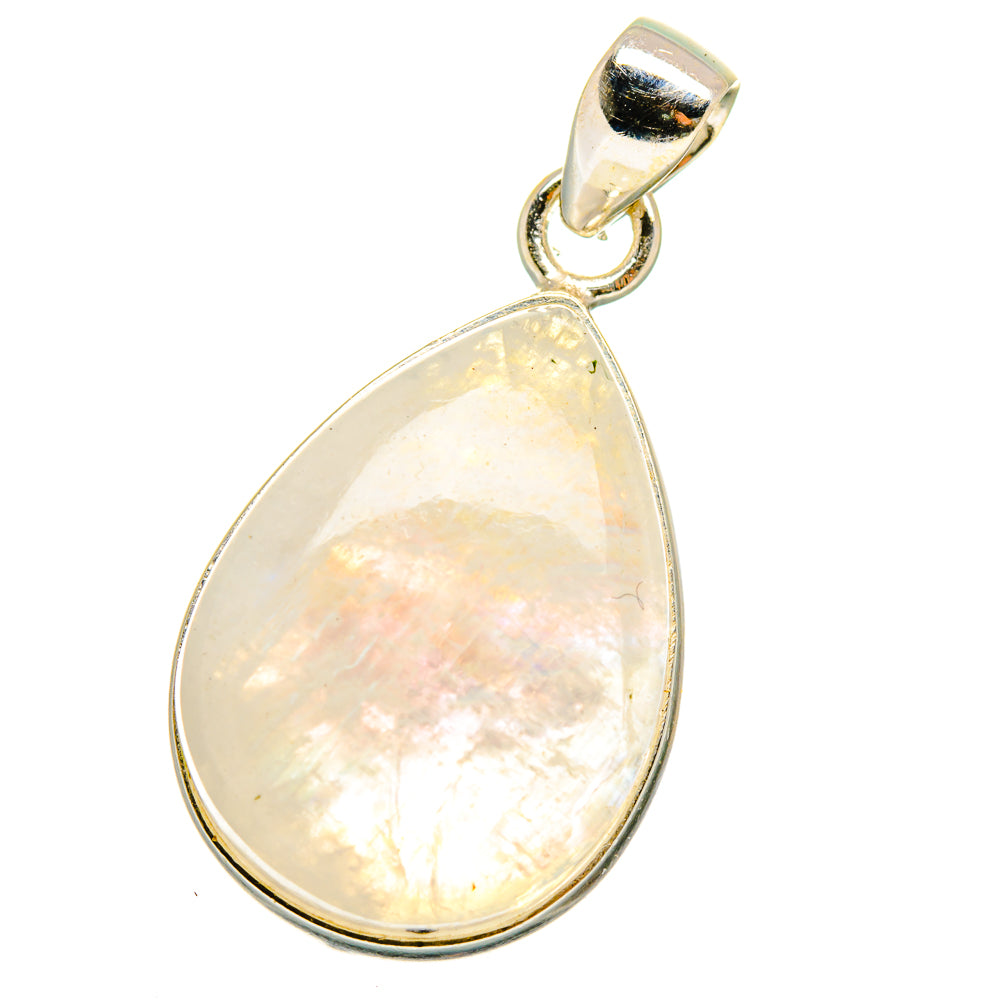 Rainbow Moonstone Pendants handcrafted by Anasilvercos - PD15326