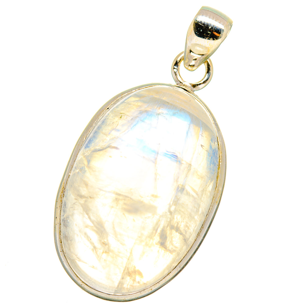 Rainbow Moonstone Pendants handcrafted by Anasilvercos - PD15329