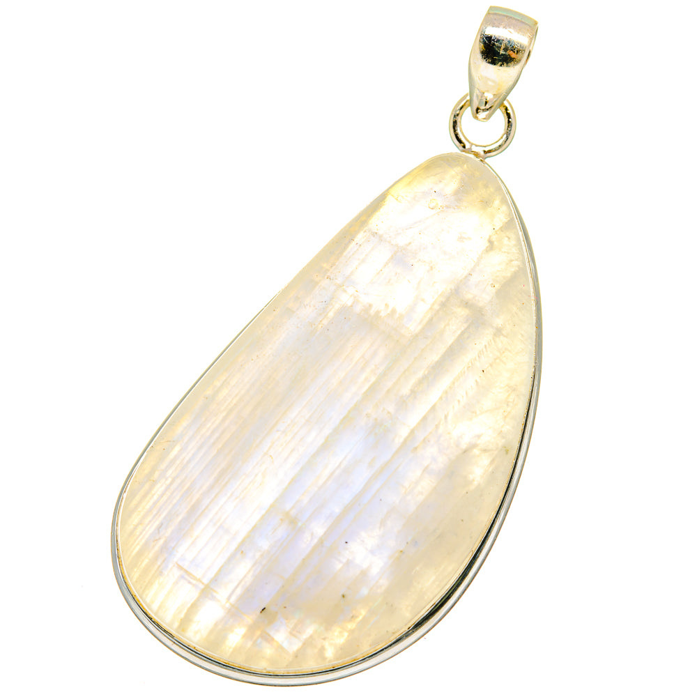 Rainbow Moonstone Pendants handcrafted by Anasilvercos - PD15339