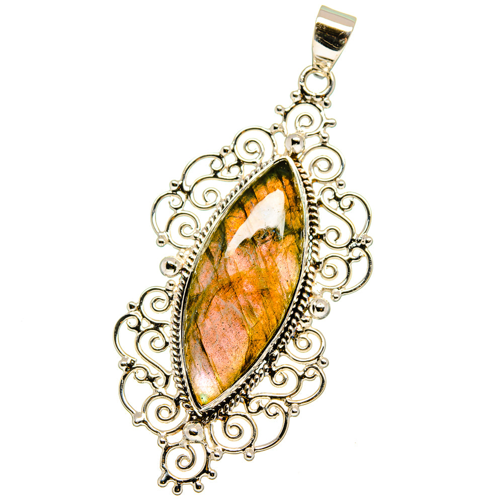 Labradorite Pendants handcrafted by Anasilvercos - PD15363