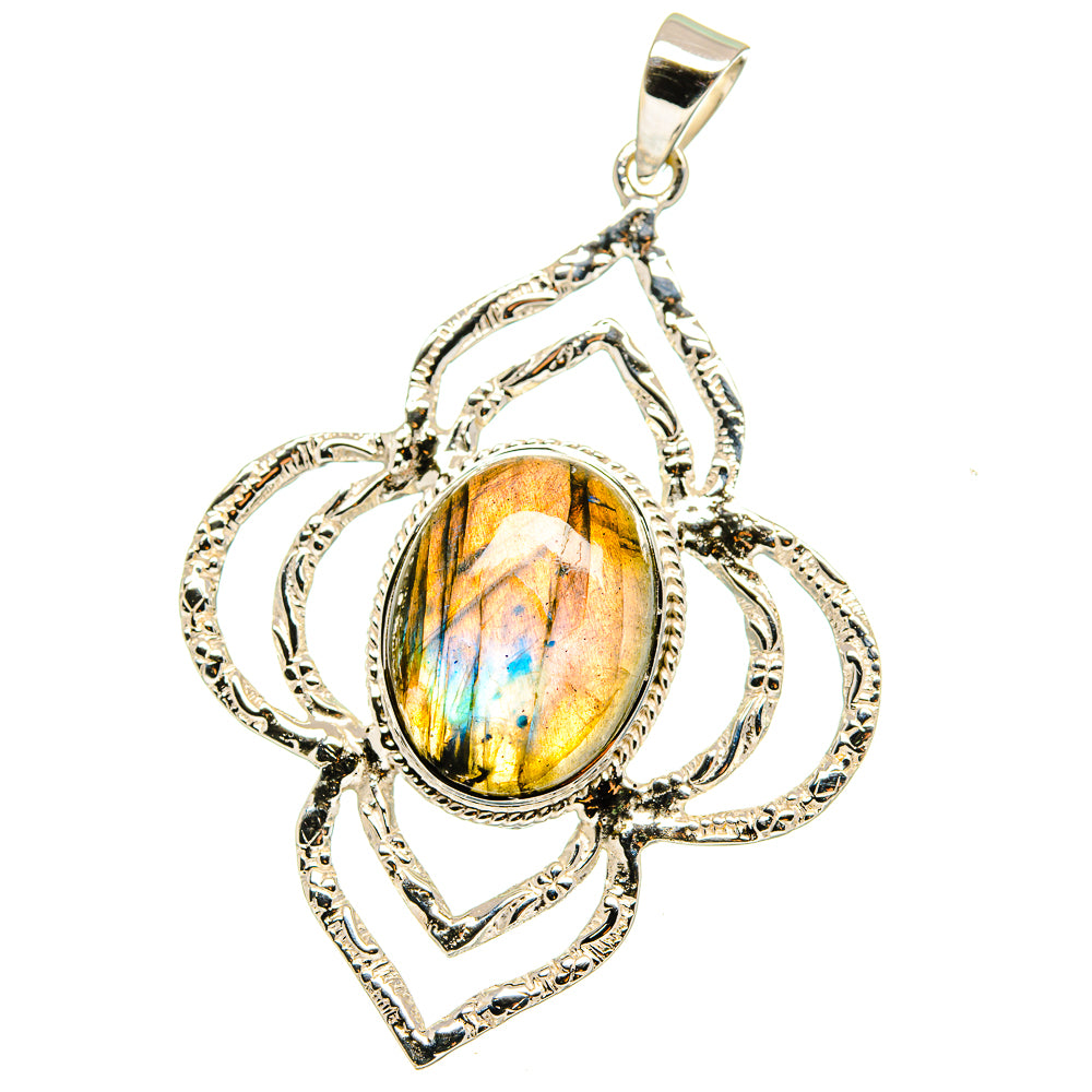 Labradorite Pendants handcrafted by Anasilvercos - PD15372