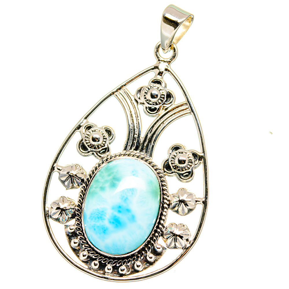 Larimar Pendants handcrafted by Anasilvercos - PD15386