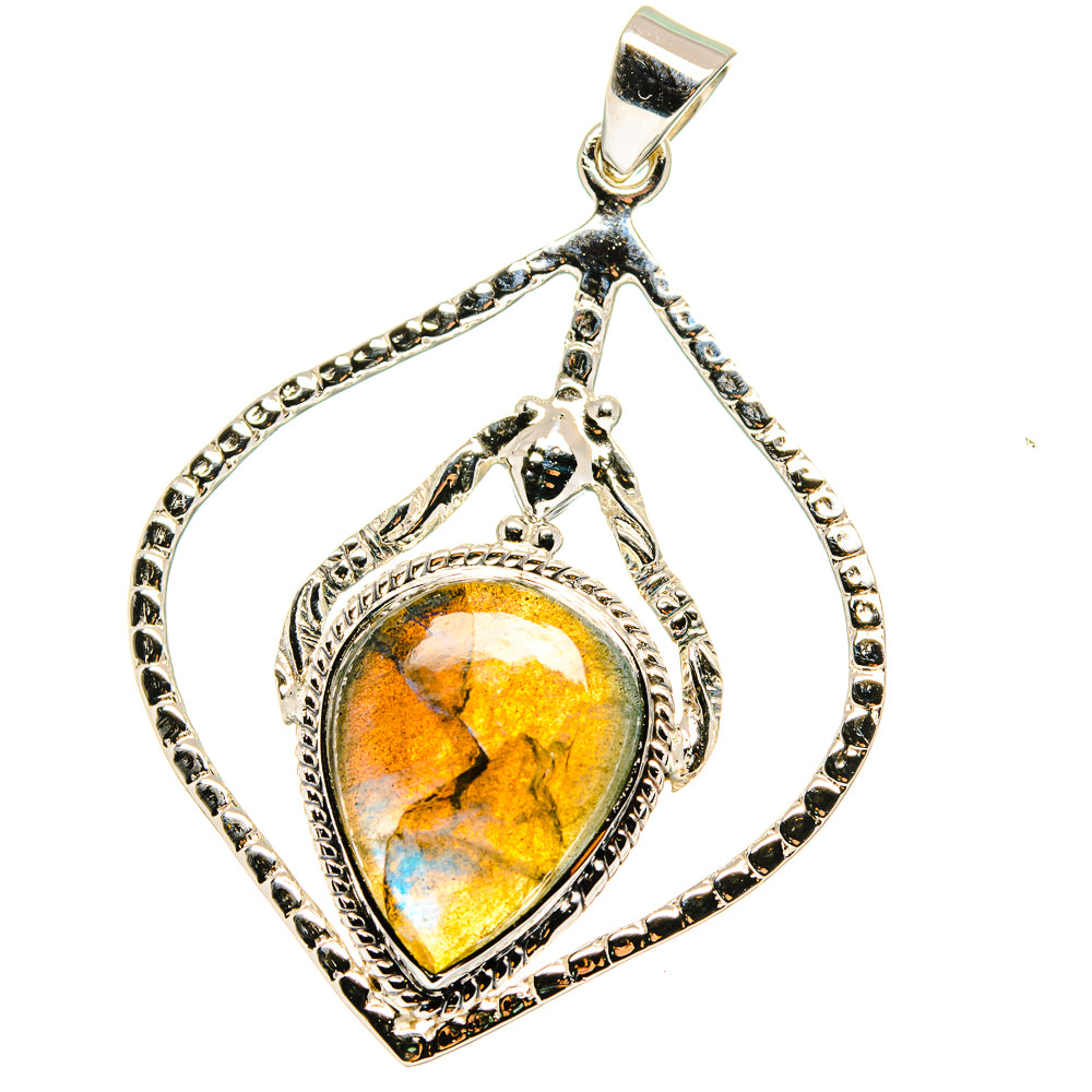 Labradorite Pendants handcrafted by Anasilvercos - PD15392