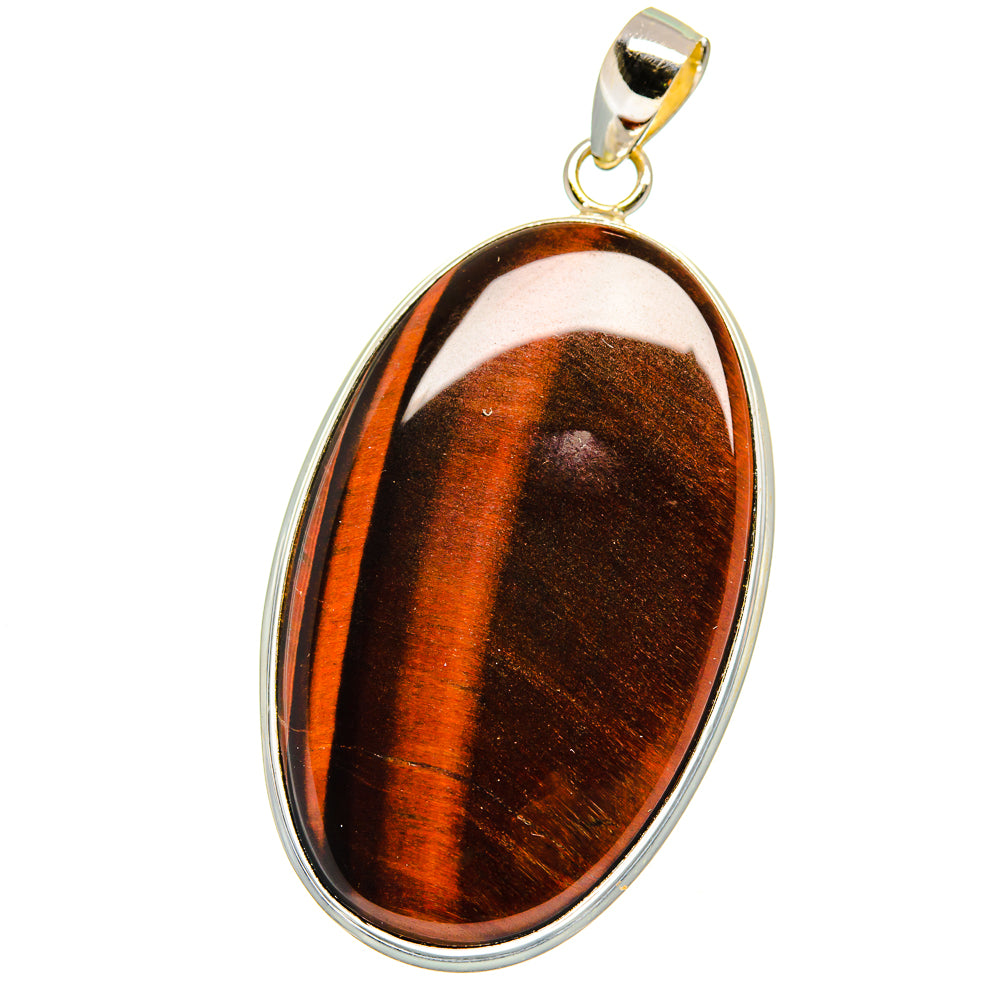 Red Tiger Eye Pendants handcrafted by Anasilvercos - PD15401