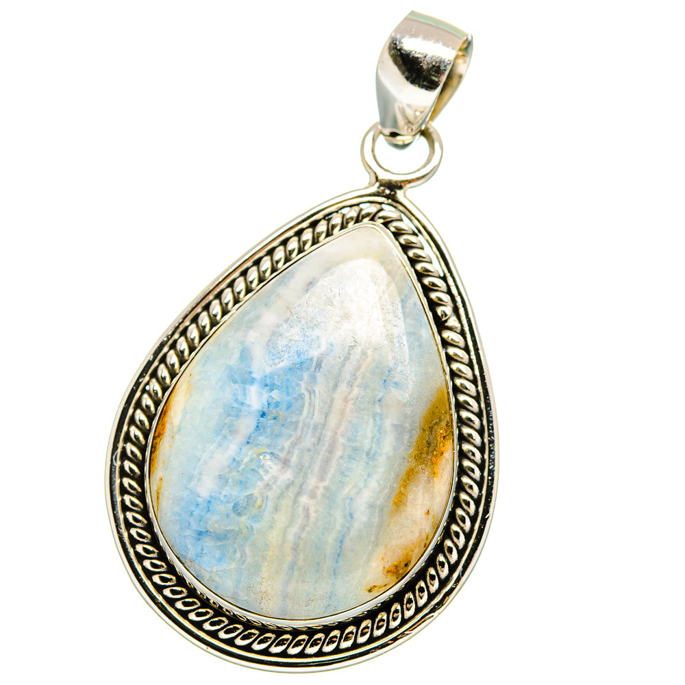 Blue Scheelite Pendants handcrafted by Anasilvercos - PD15407 - Photo 2