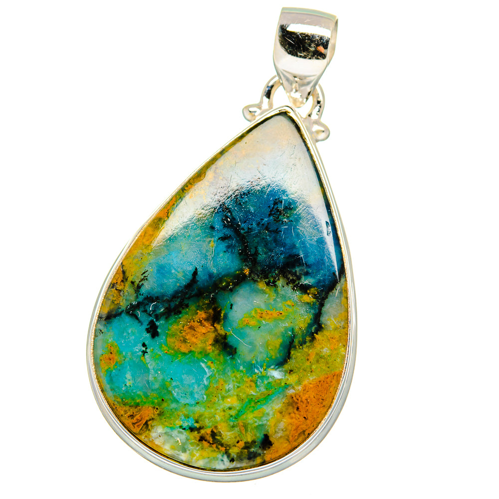 Peruvian Opal Pendants handcrafted by Anasilvercos - PD15411